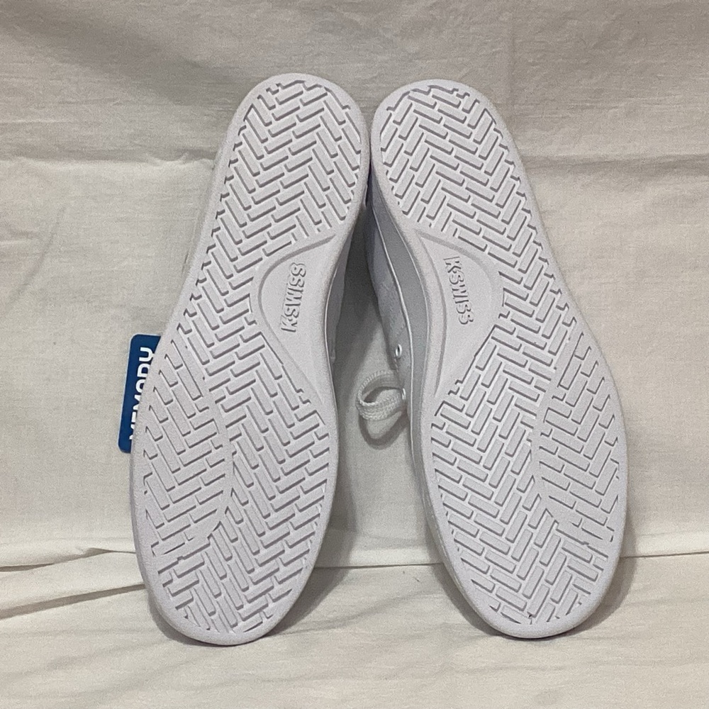 K-Swiss White Court Pro Sneakers - Picture 4 of 8